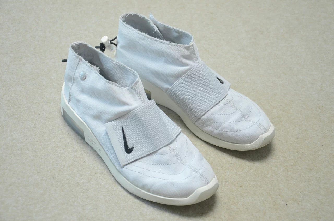 Nike Nike x FOG Gray Velcro Tech Sneaker Size US 9.5 / EU 42-43 - 1 Thumbnail
