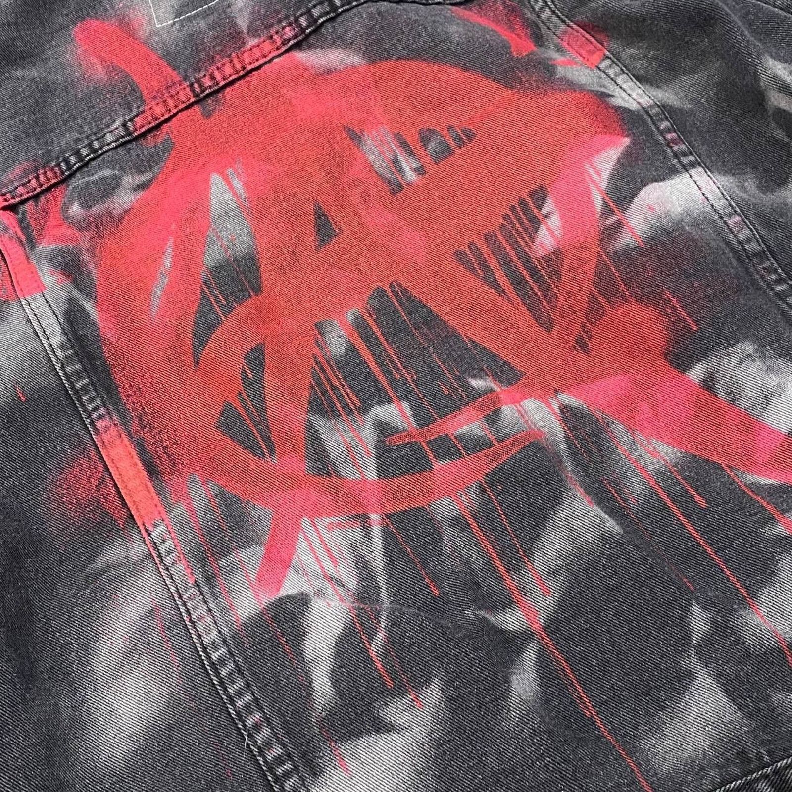 Other PUNK ® LA Anarchy Distressed Jean Jacket sz M Size US M / EU 48-50 / 2 - 5 Thumbnail