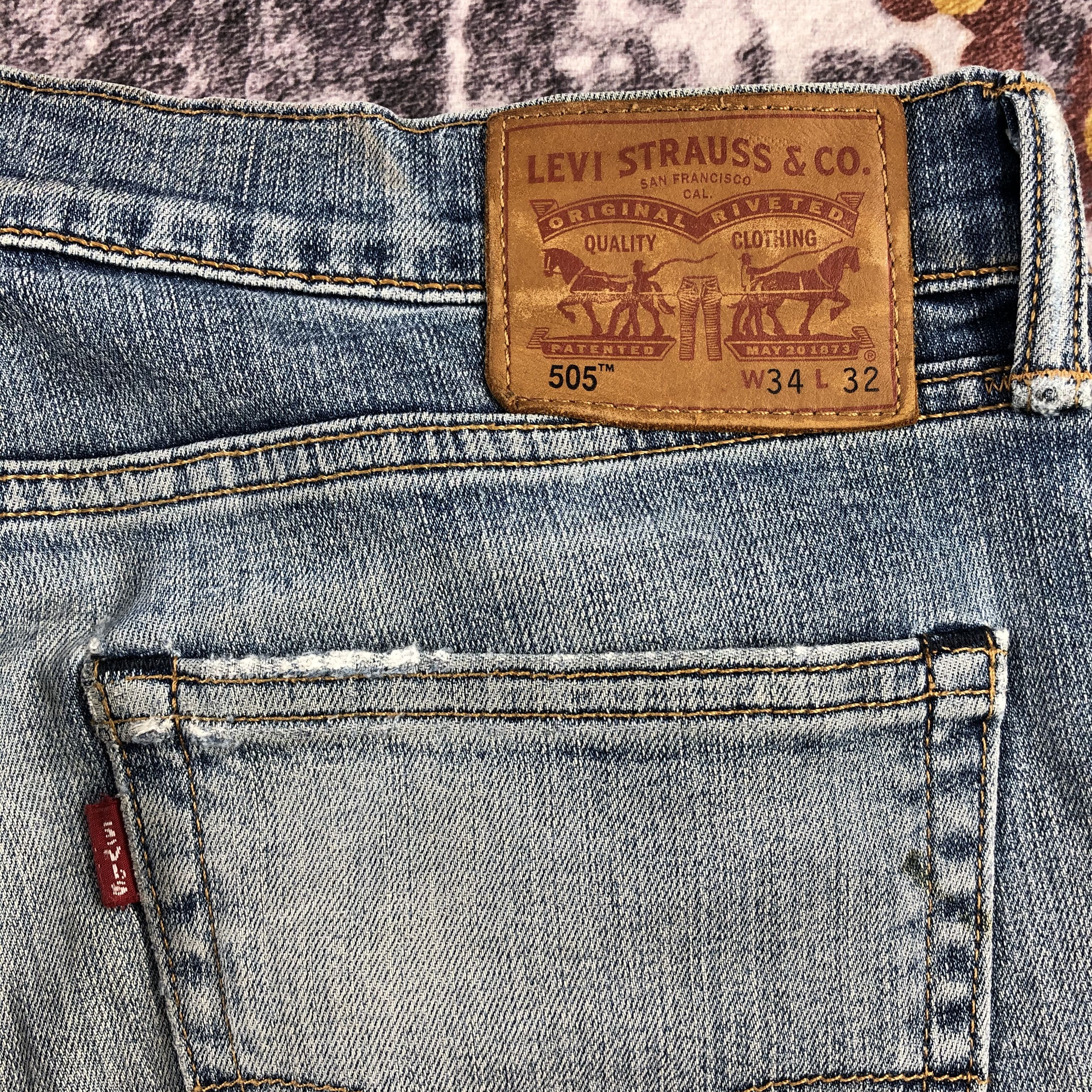 Levi's × Vintage Vintage Light Wash Levis 505 Jeans-JM2254 Size US 35 - 6 Thumbnail