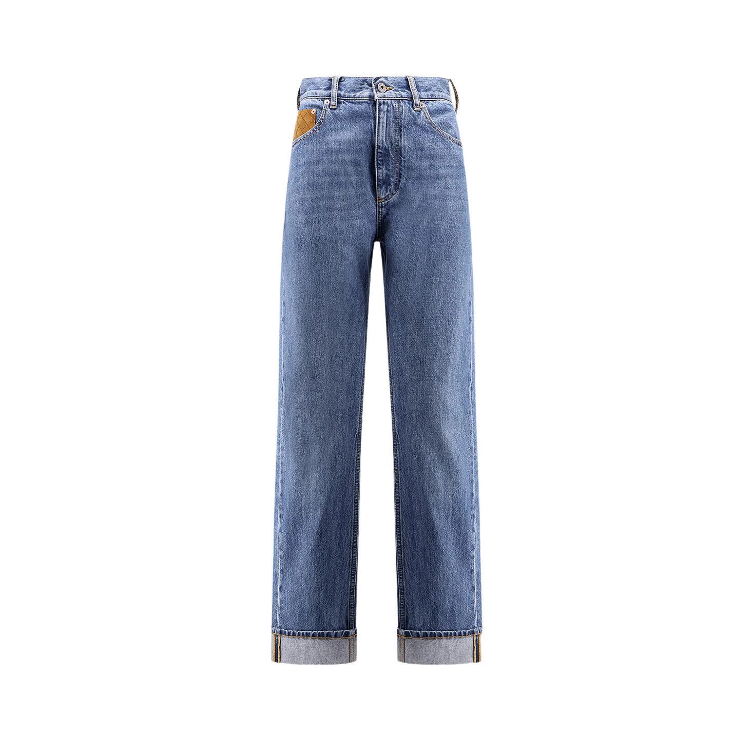 BOTTEGA VENETA Blue Denim Pants New And Authentic (Women's s