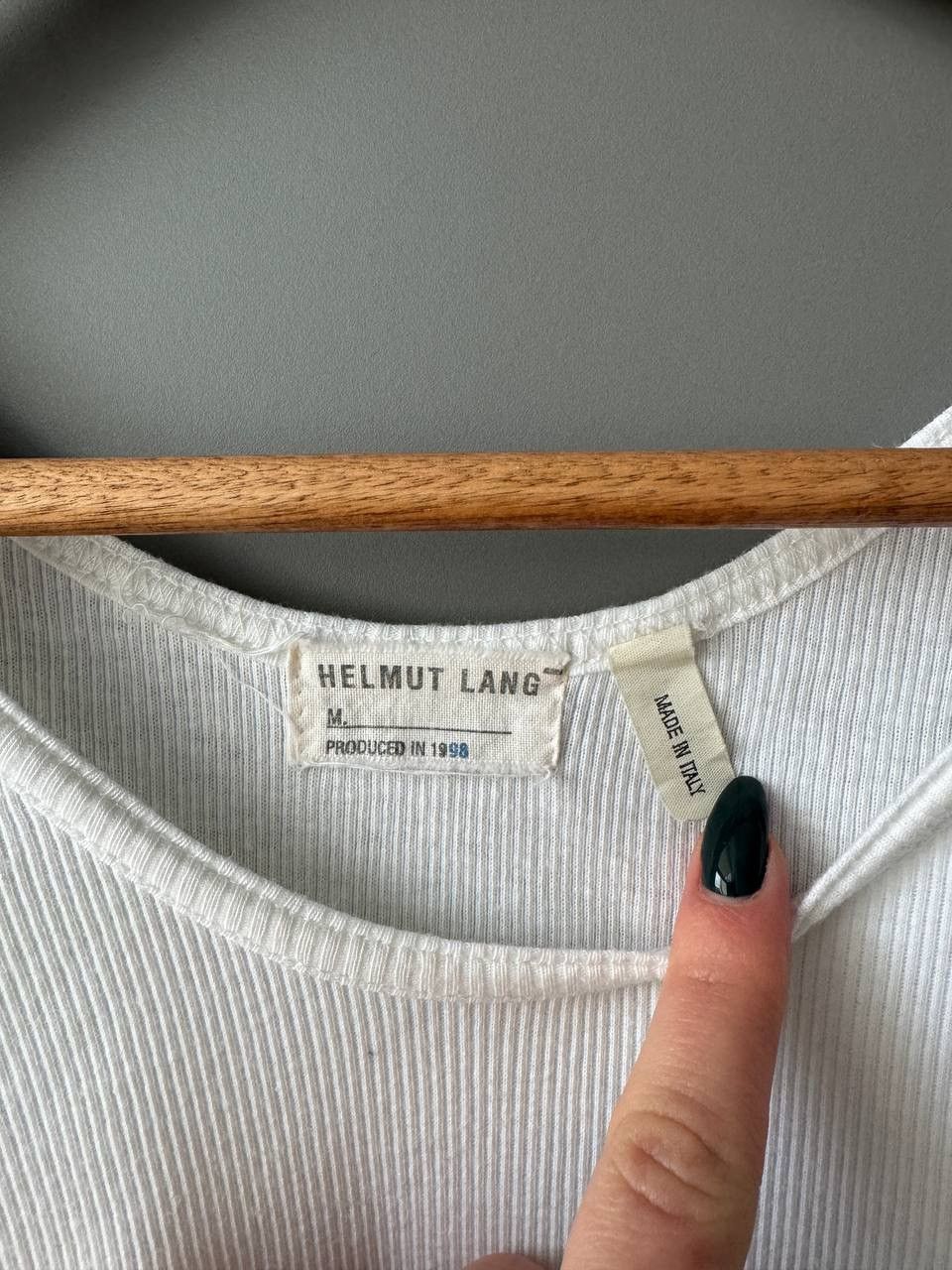 Helmut Lang 1998 HELMUT LANG ARCHIVE TANK TOP Size US L / EU 52-54 / 3 - 4 Thumbnail