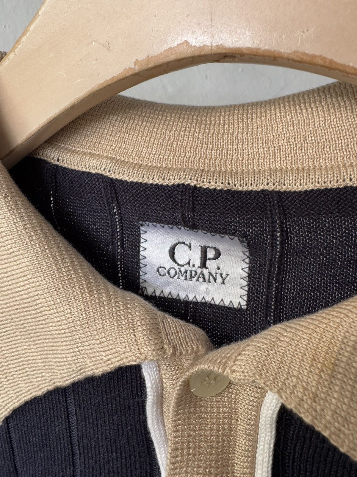 C.P. Company Vintage CP Company Knitted Button Collar Shirt Size US M / EU 48-50 / 2 - 6 Thumbnail