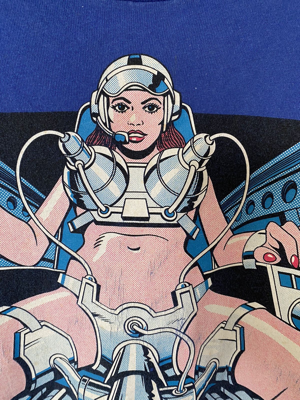 Freshjive 🔥RARE🔥 Vtg Freshjive x Screw Magazine Cyberpunk Pinup sex Size US L / EU 52-54 / 3 - 8 Thumbnail