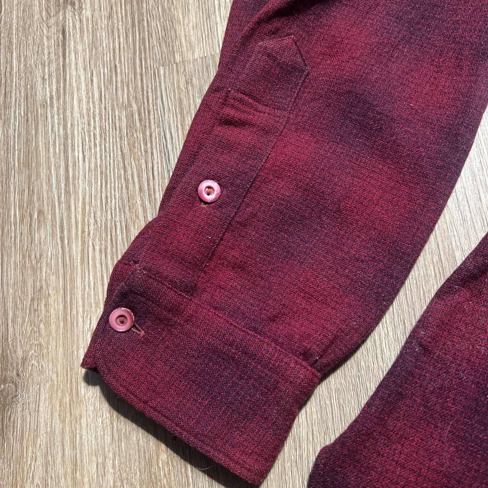 Pendleton Vintage 1920s Pendleton Shadow Plaid Wool Flannel Shirt Size US L / EU 52-54 / 3 - 6 Thumbnail