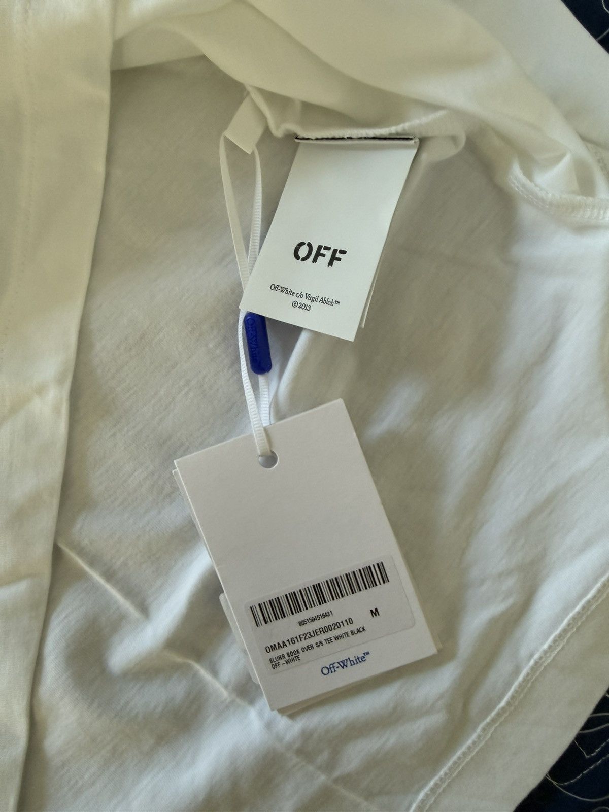 Off-White Off-White Black Blurr Book Tee- White- Oversize Medium Size US L / EU 52-54 / 3 - 5 Thumbnail