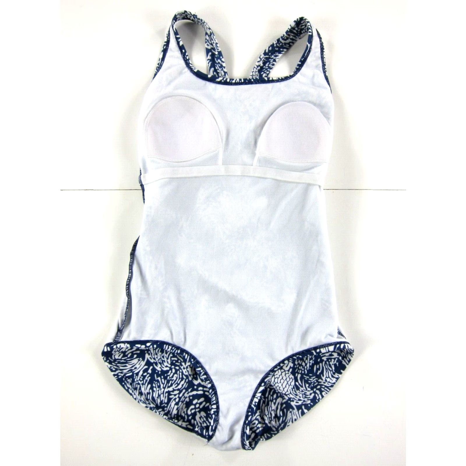 Speedo VINTAGE Speedo Blue Pineapple Racerback One Piece Swimsuit Women Small Size ONE SIZE - 7 Thumbnail