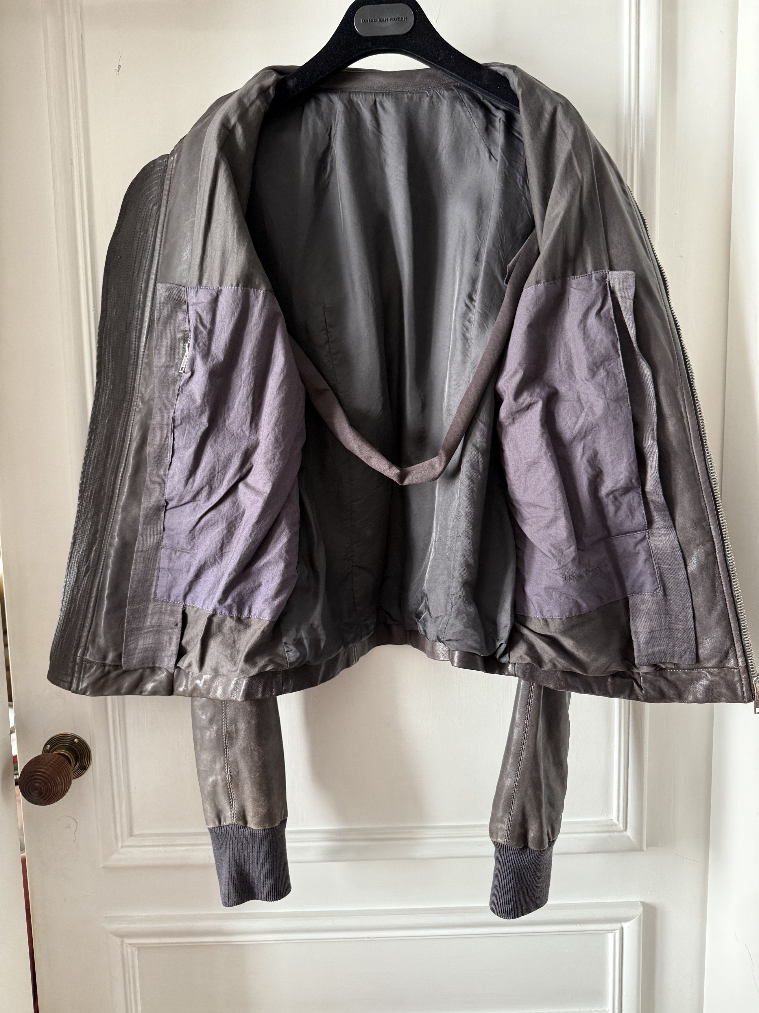 Rick Owens Rick Owens leather jacket -VINTAGE LOOK Size US S / EU 44-46 / 1 - 7 Thumbnail