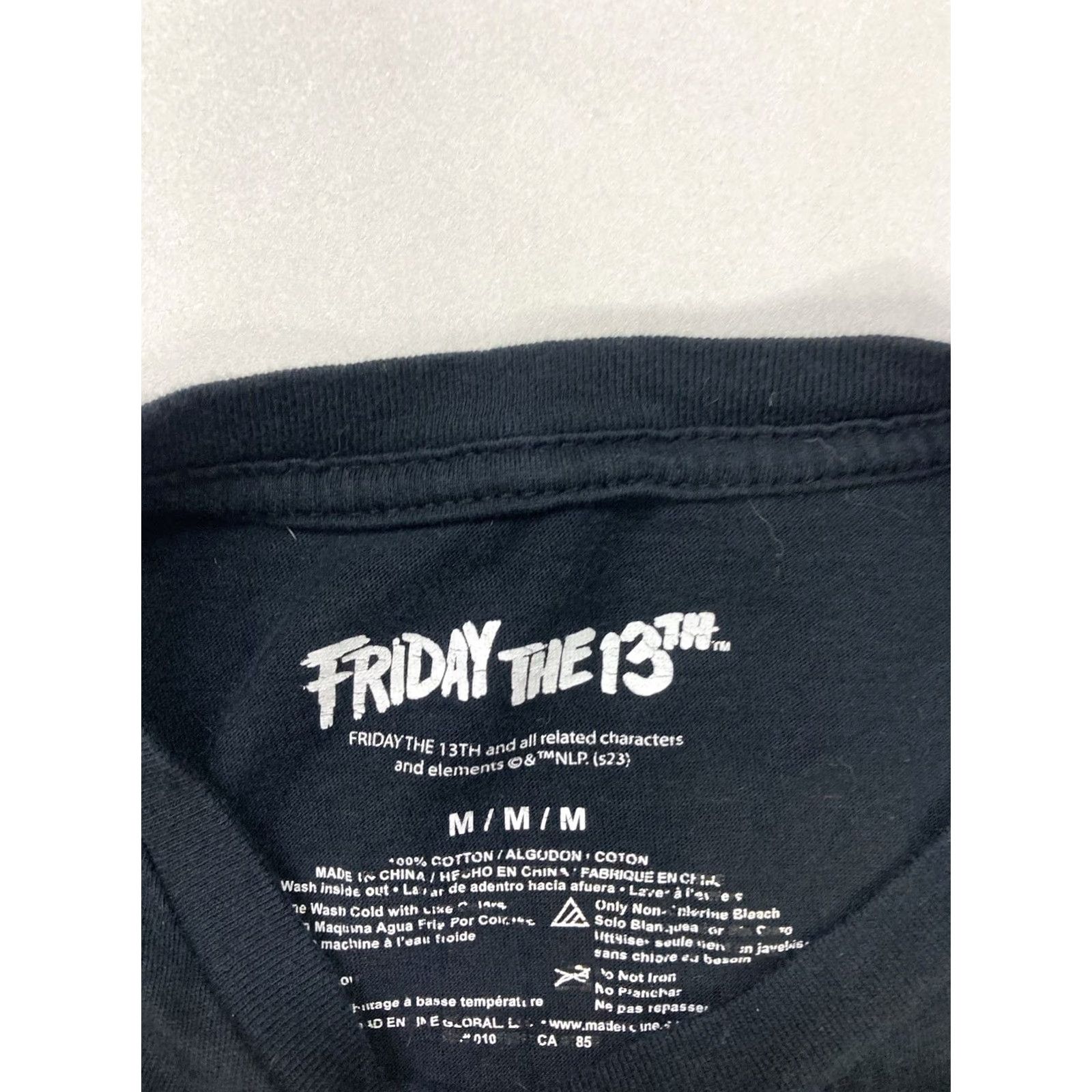 Vintage VINTAGE Friday The 13th Jason Graphic T-shirt Women Medium Black Short Sleeve Movie Size M / US 6-8 / IT 42-44 - 4 Thumbnail