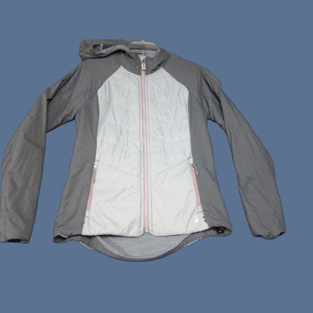 Smartwool Smartwool Jacket Womens Medium Gray Hooded Merino Wool Full Zip Hiking Trail Size M / US 6-8 / IT 42-44 - 1 Thumbnail