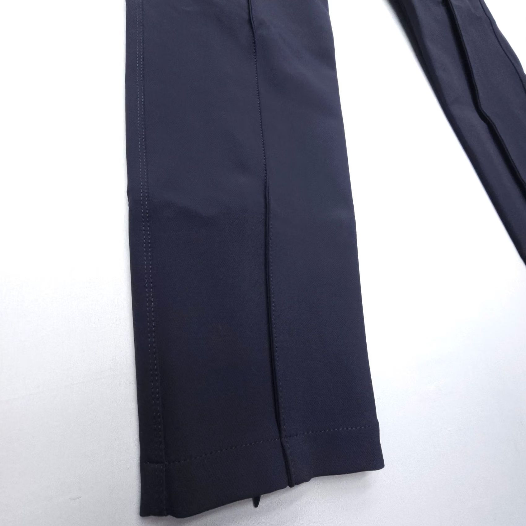 Vintage Lafayette 148 New York Gramercy Pants Medium Navy Stretch Fabric Career Women Size 32" / US 10 / IT 46 - 5 Thumbnail