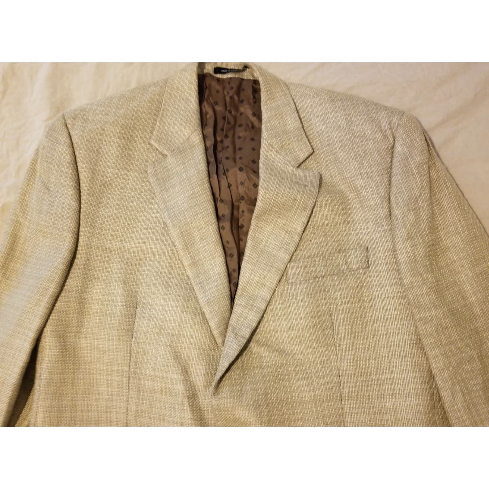 Ralph Lauren Polo Ralph Lauren Sport 3-in-1 Jacket Blazer Silk Sports Mens 42L Beige Khaki Blazer Size US XL / EU 56 / 4 - 4 Thumbnail