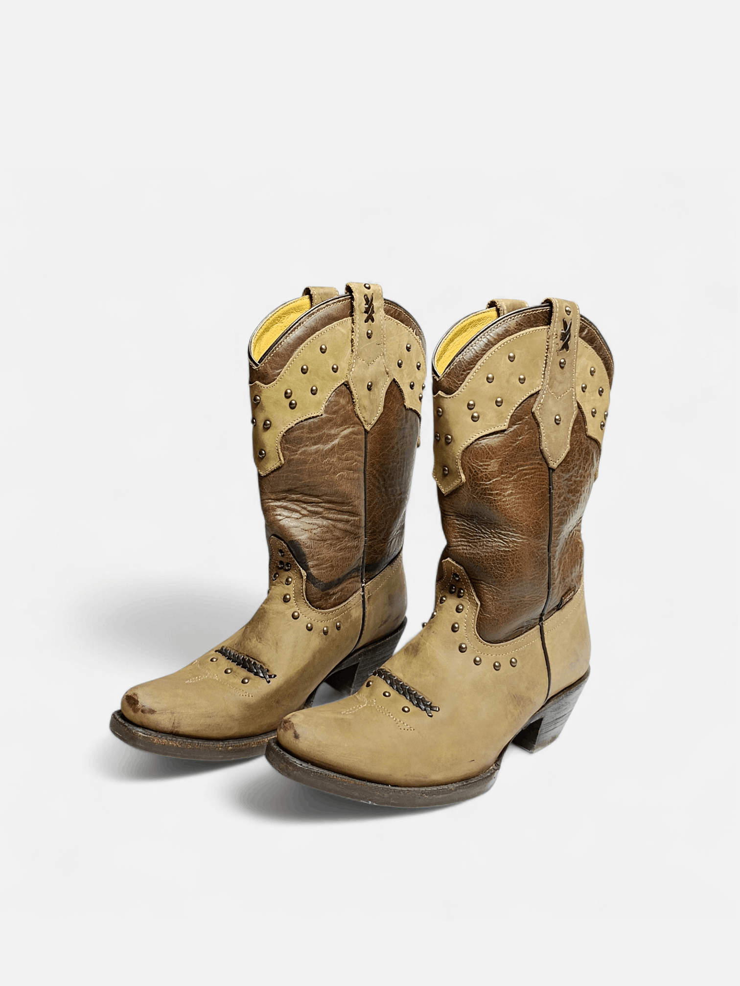 Stars & Stripes Vintage Leather Western Boots Size US 8 / IT 38 - 1 Thumbnail