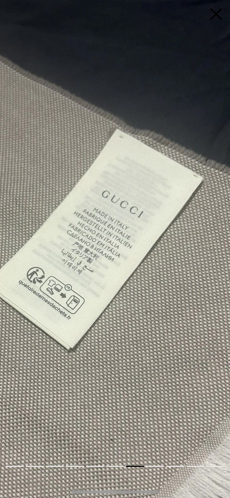 Gucci Gucci Wool scarf Size ONE SIZE - 7 Thumbnail
