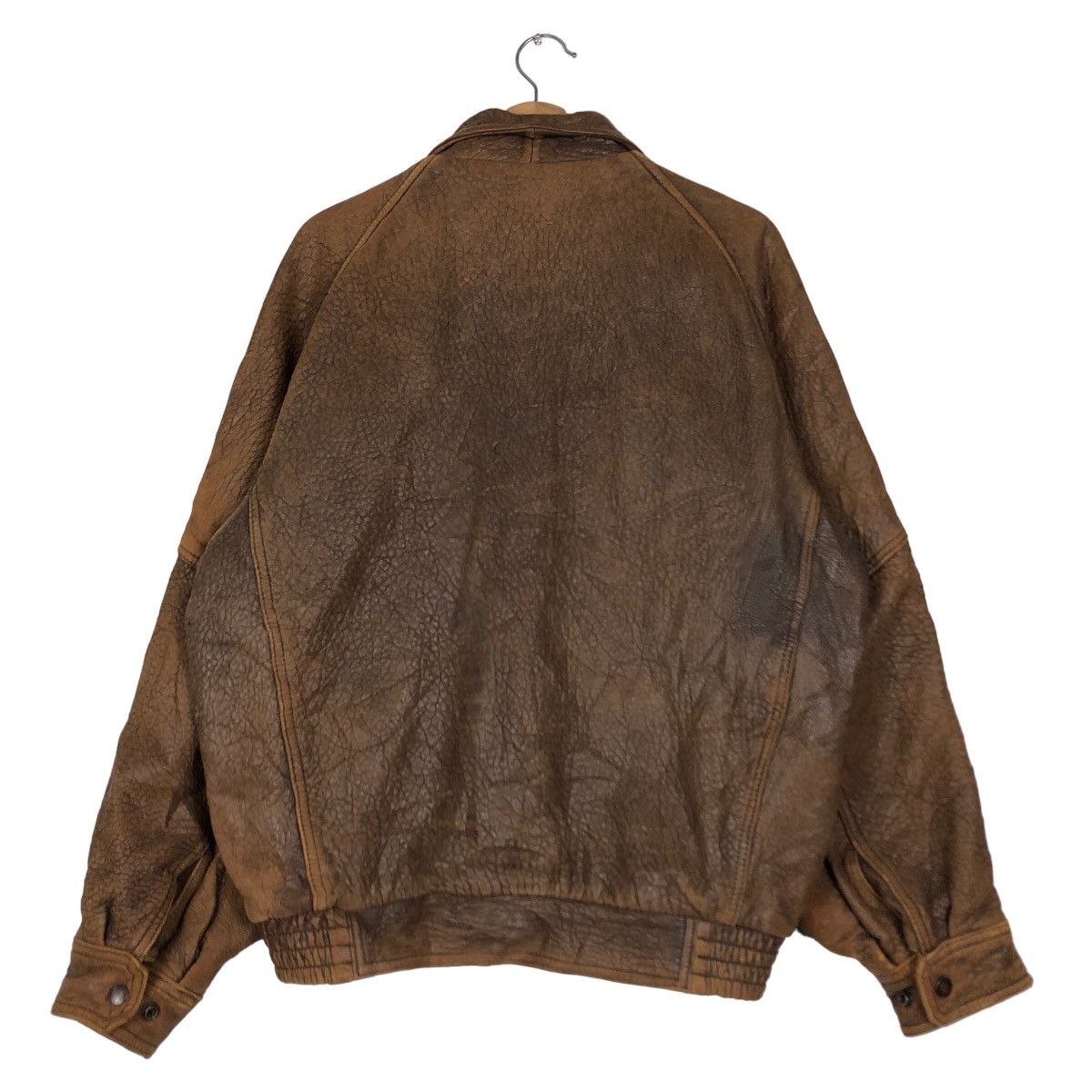 Issey Miyake 🔥Vintage Fly Leather Jacket Bomber Design Marilyn Manrose Size US M / EU 48-50 / 2 - 8 Thumbnail