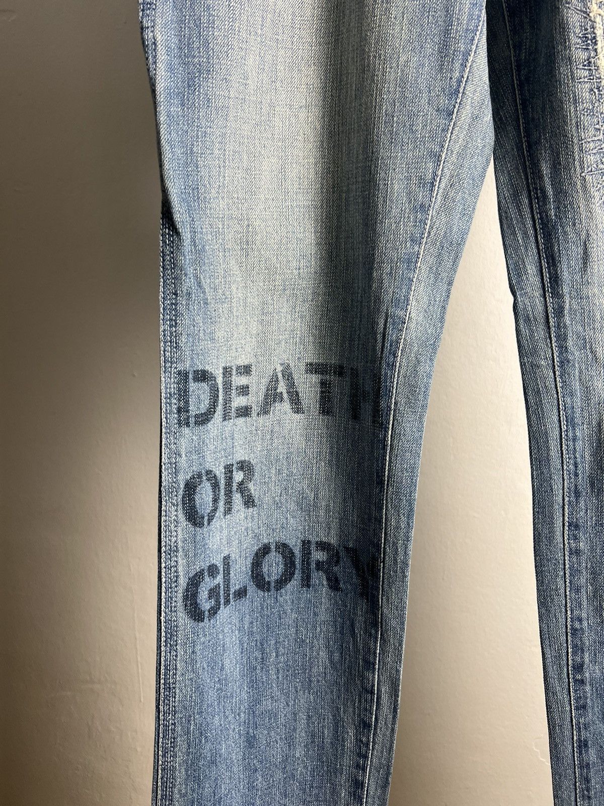 Japanese Brand × Seditionaries × Vintage Vintage Hellcat Punks Seditionaries "Death or Glory" Denim Size US 32 / EU 48 - 2 Thumbnail