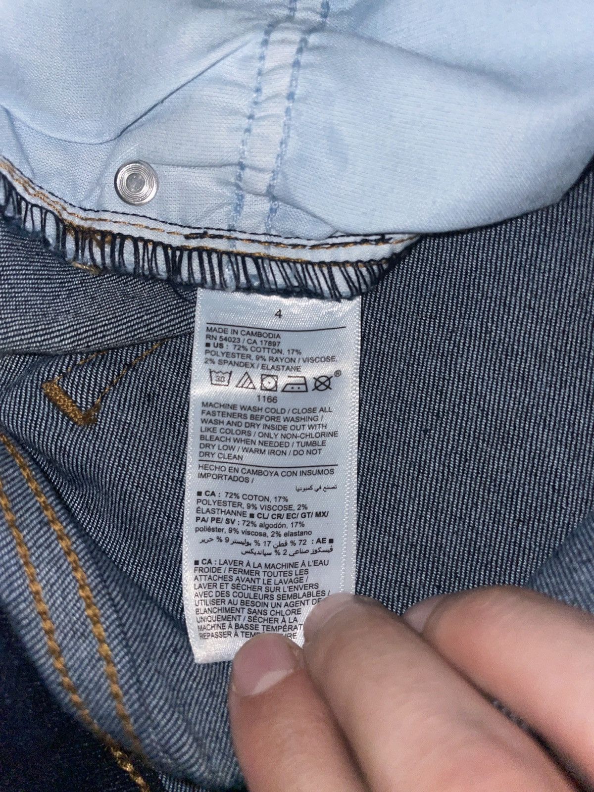 Old Navy Old Navy Blue Jeans Size 27" / US 4 / IT 40 - 5 Thumbnail