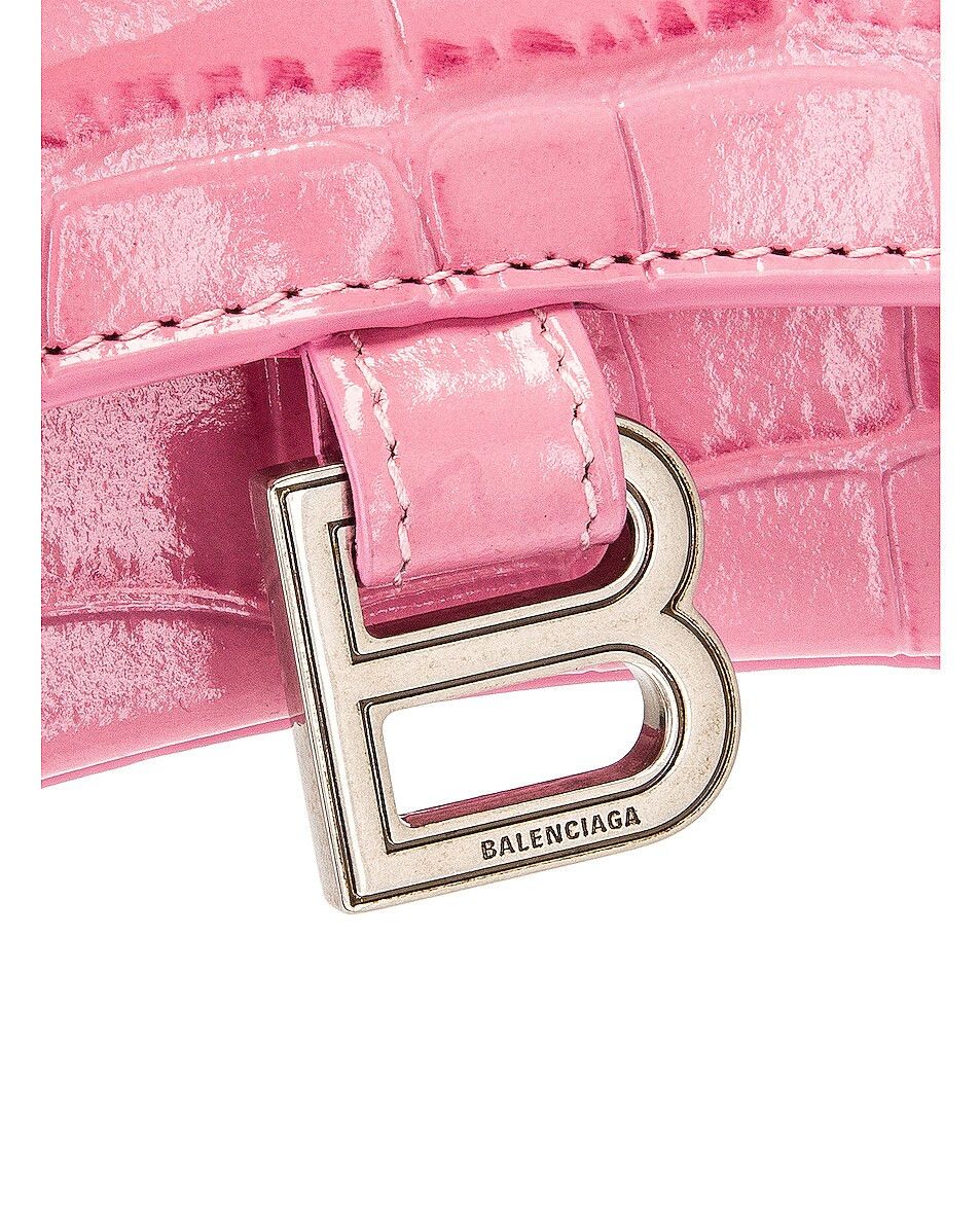 Balenciaga oc11z1125 Size: OS / Hourglass Mini Bag in Pink Size ONE SIZE - 8 Thumbnail