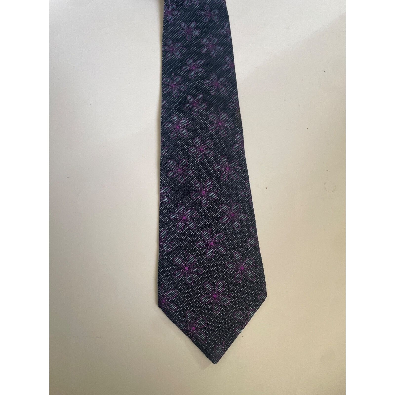 & Other Stories Kolte Italy Blue 100% Silk Men's Neck Tie Size ONE SIZE - 2 Thumbnail