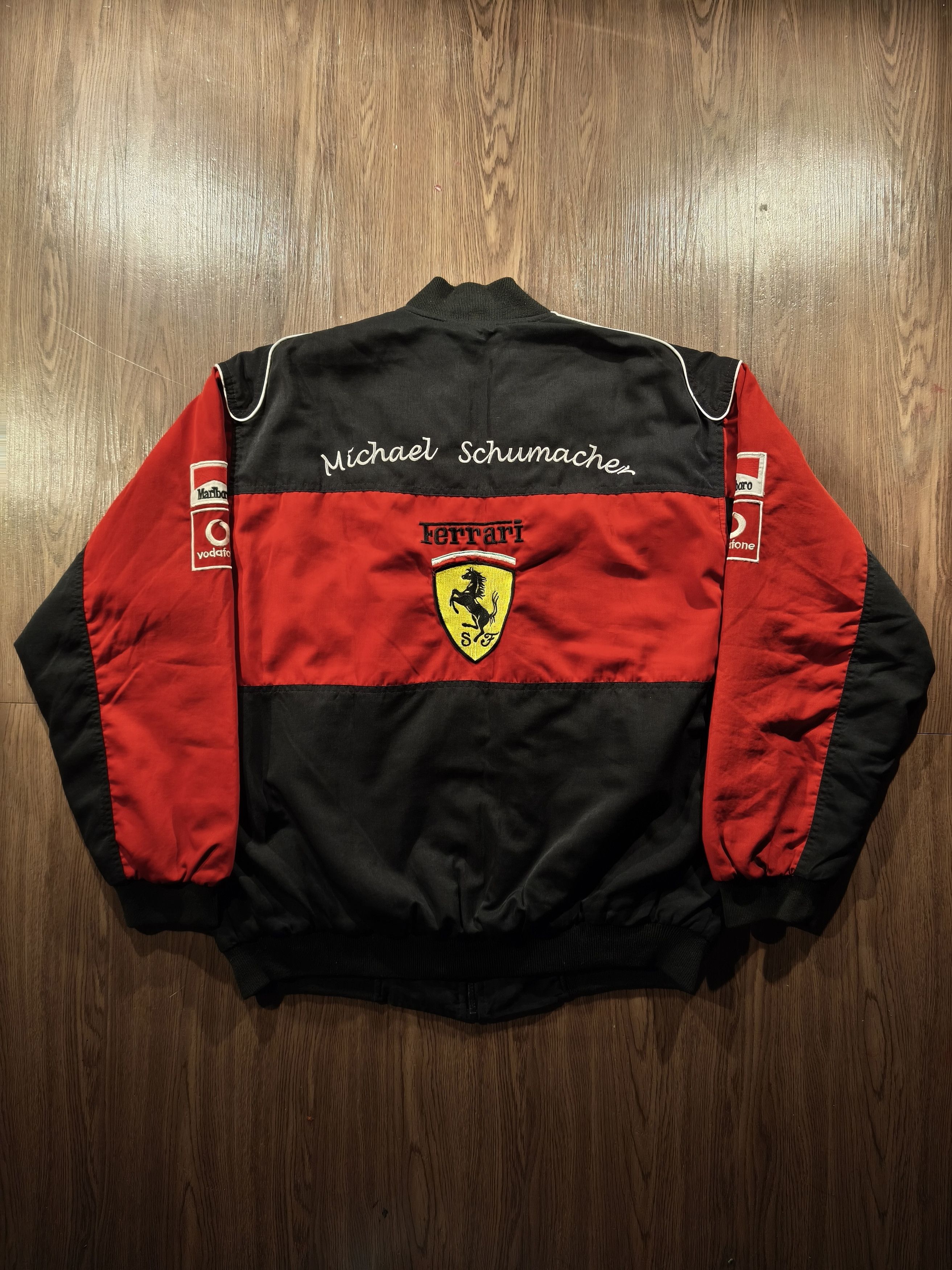 Ferrari Ferrari Marlboro Michael Schumacher Bomber Racing Jacket Size US XL / EU 56 / 4 - 4 Thumbnail