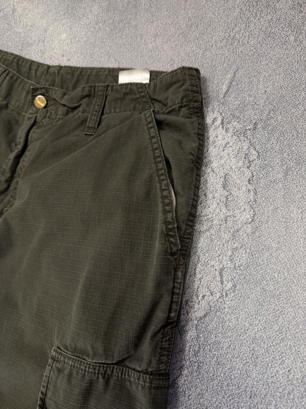 Carhartt Y2K Crazy Carhartt Distress Cargo Pants Size US 32 / EU 48 - 7 Thumbnail