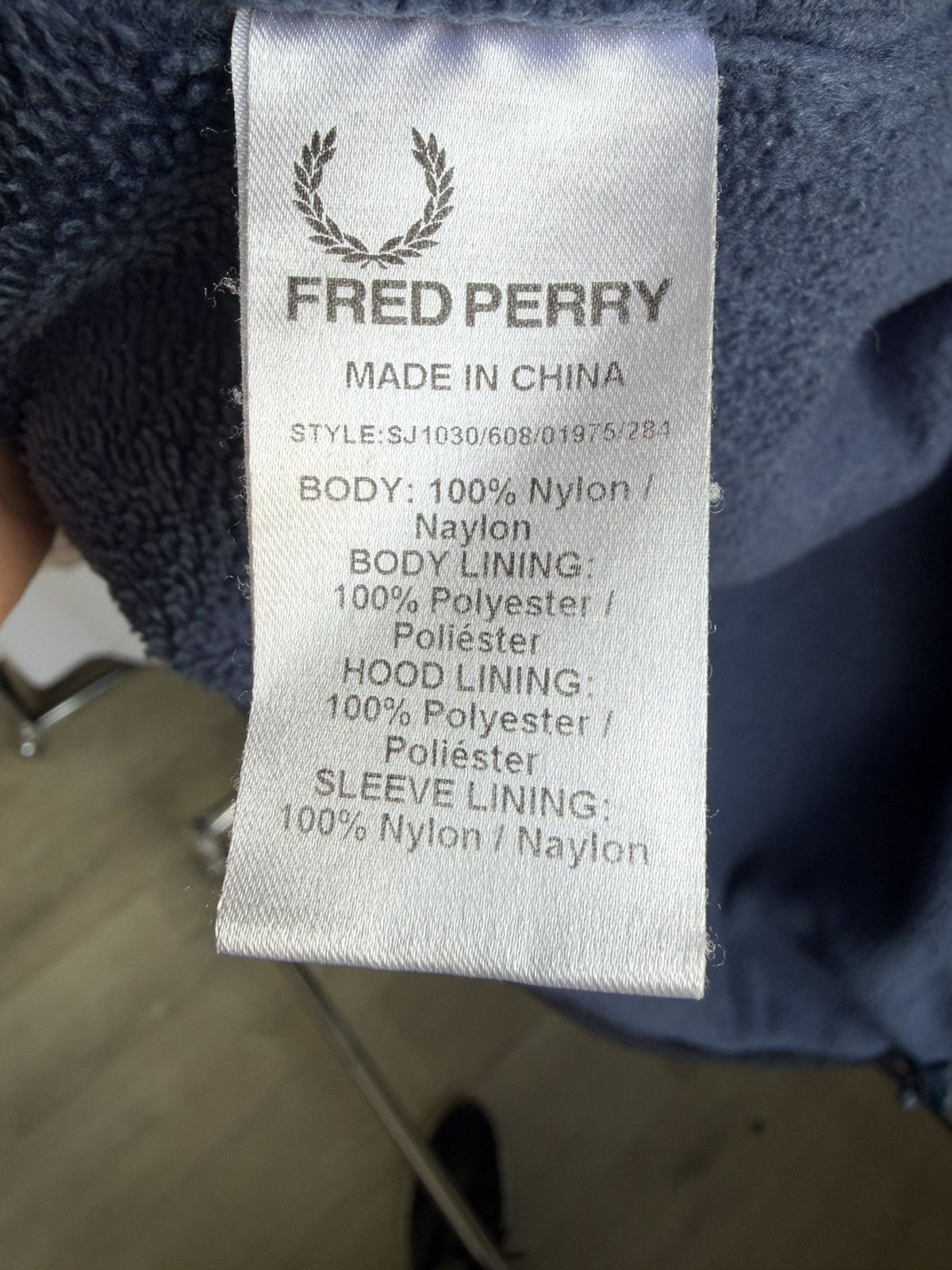 Fred Perry Fred Perry jacket Mountain Parka navy blue patch pocket men Size US S / EU 44-46 / 1 - 11 Thumbnail