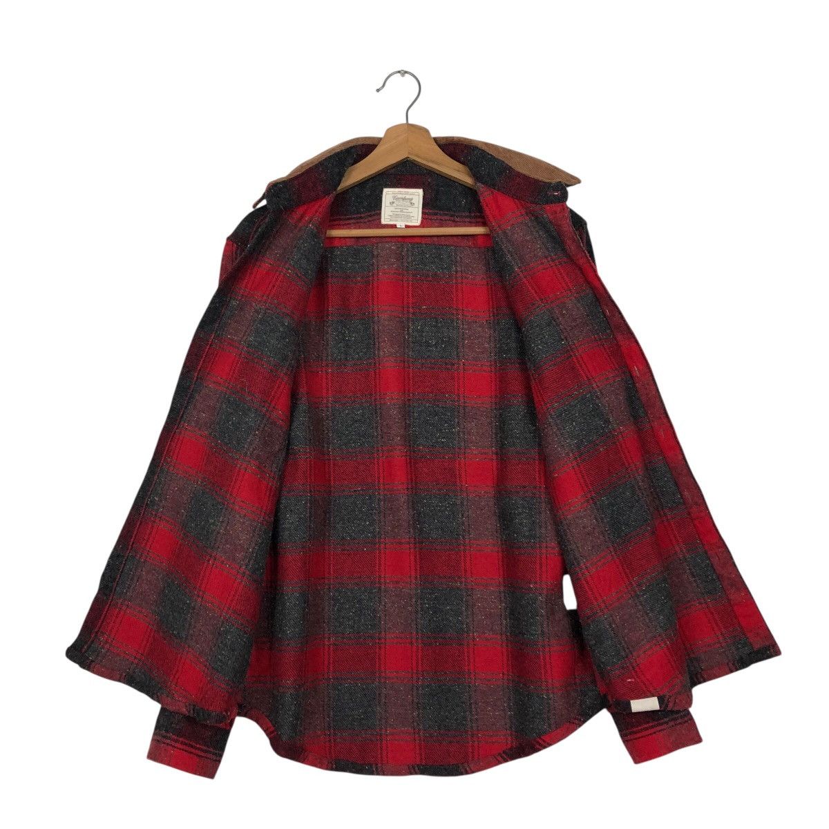 Flannel × Japanese Brand × Vintage 📌Vintage Wool Shirt Jacket Tartan Gembony Issey Miyake Size US L / EU 52-54 / 3 - 14 Thumbnail