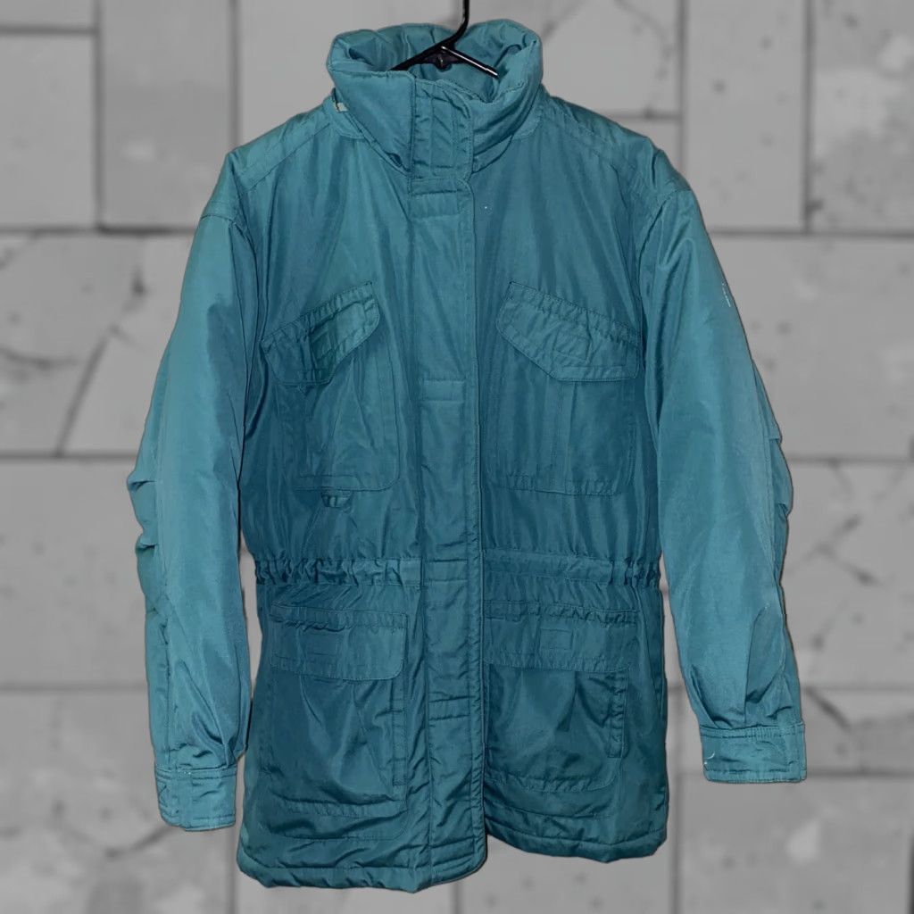 Eddie Bauer Eddie Bauer Puffer Jacket Mens Teal Down Full Zip M Jacket Size US M / EU 48-50 / 2 - 1 Thumbnail