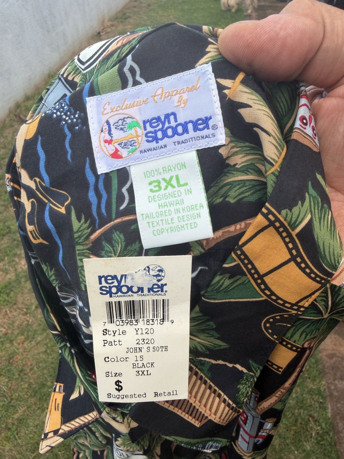 Reyn Spooner New Pixar Reyn Spooner John Lasseter Winery Birthday Men 3XL Size US XXL / EU 58 / 5 - 4 Thumbnail