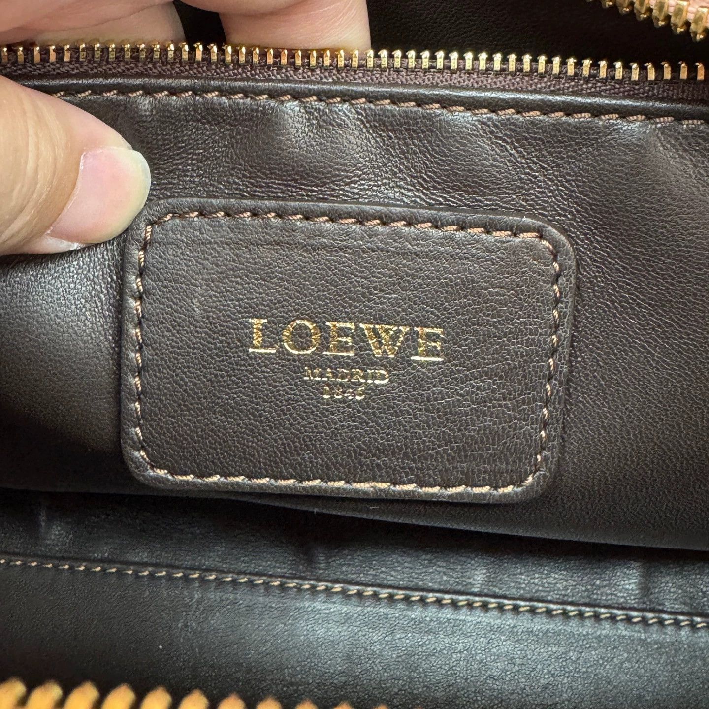 Loewe Loewe Ostrich Leather Tote 36x16x23cm New Size ONE SIZE - 7 Thumbnail