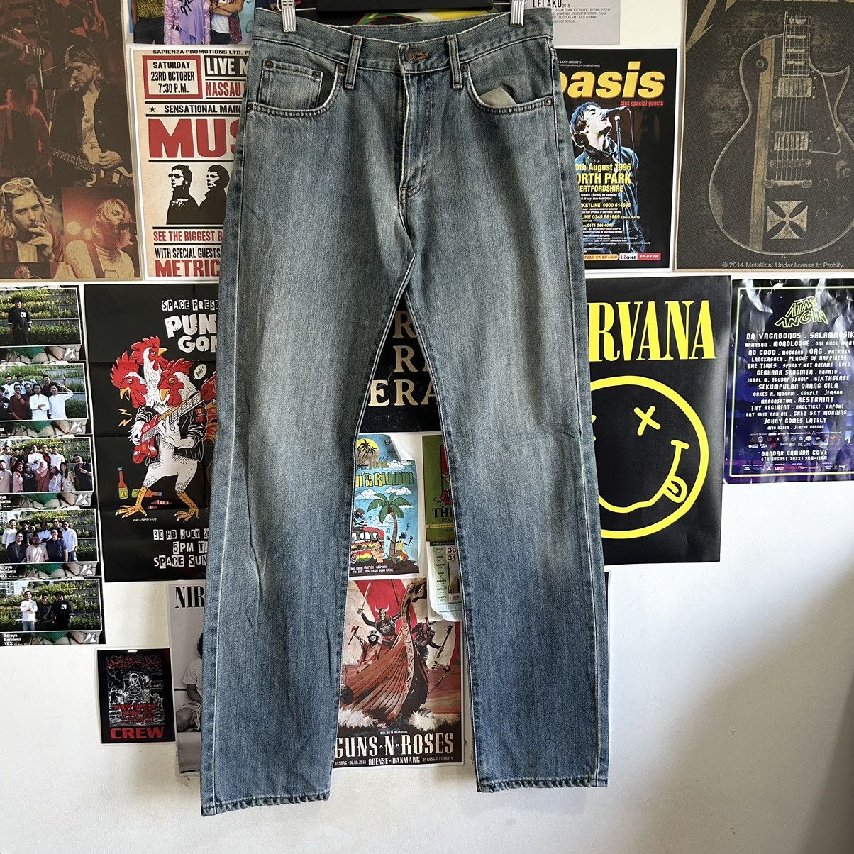 Edwin Vintage Edwin 403 Y2K Straight Cut Jeans Size US 31 - 1 Thumbnail