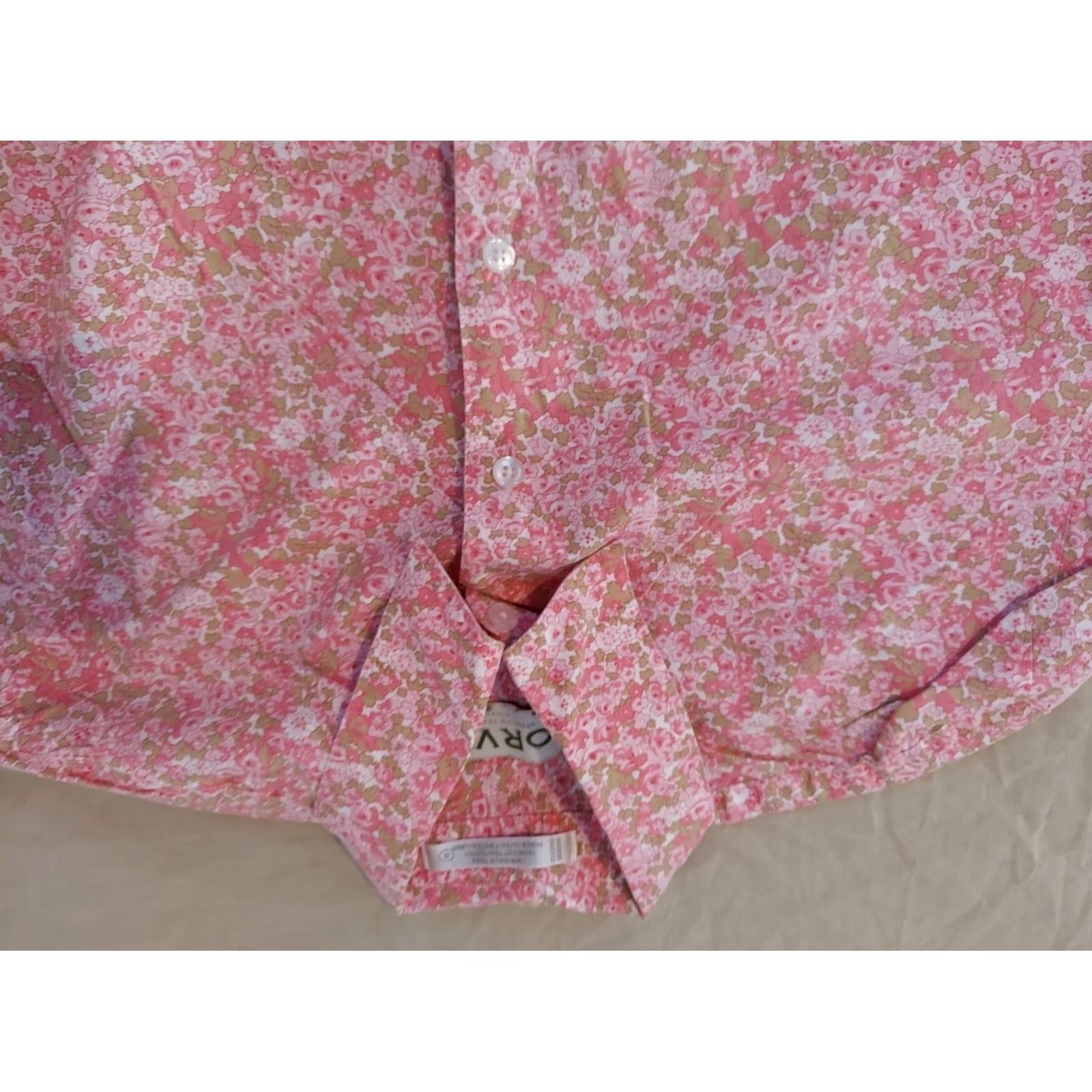 Orvis Orvis Pink Cotton Button Dress Shirt Blouse 8 Short Sleeve Womens Size M / US 6-8 / IT 42-44 - 2 Thumbnail