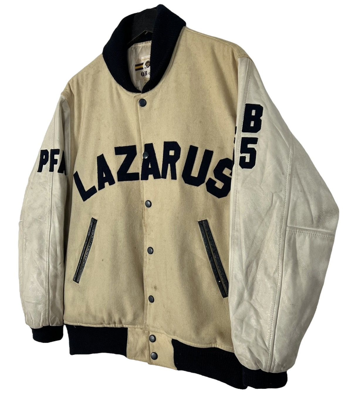 Japanese Brand 80s Vintage Kamakura Football Team Lazarus Varsity Jacket Size US M / EU 48-50 / 2 - 4 Thumbnail