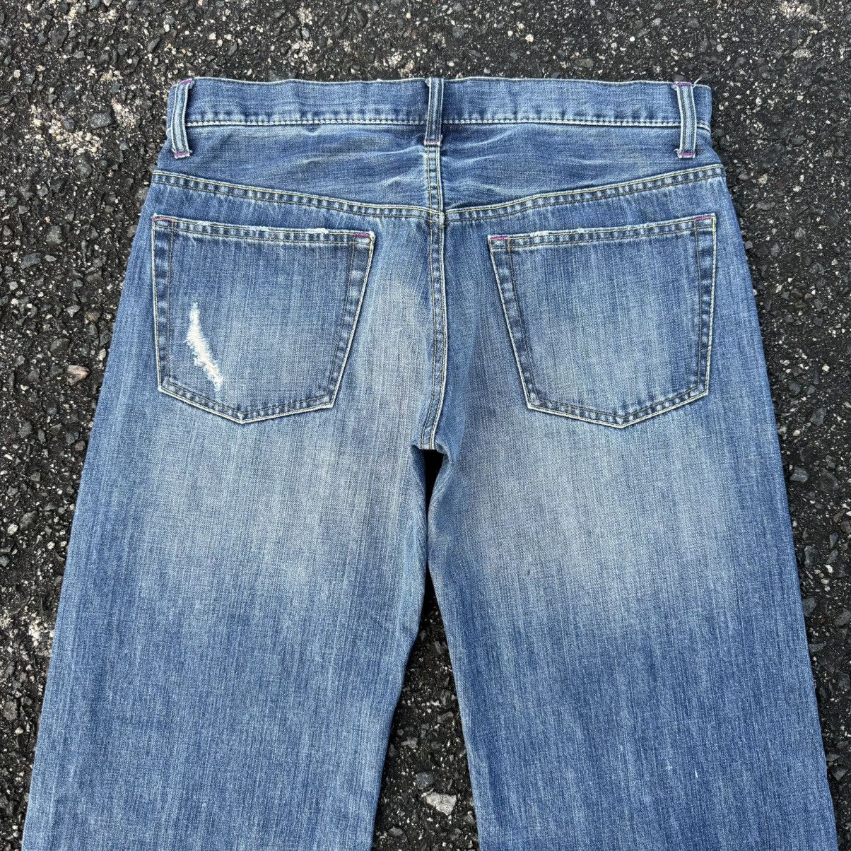 Takeo Kikuchi W35 Vintage takeo kikichi denim jean faded pants Size US 35 - 11 Thumbnail