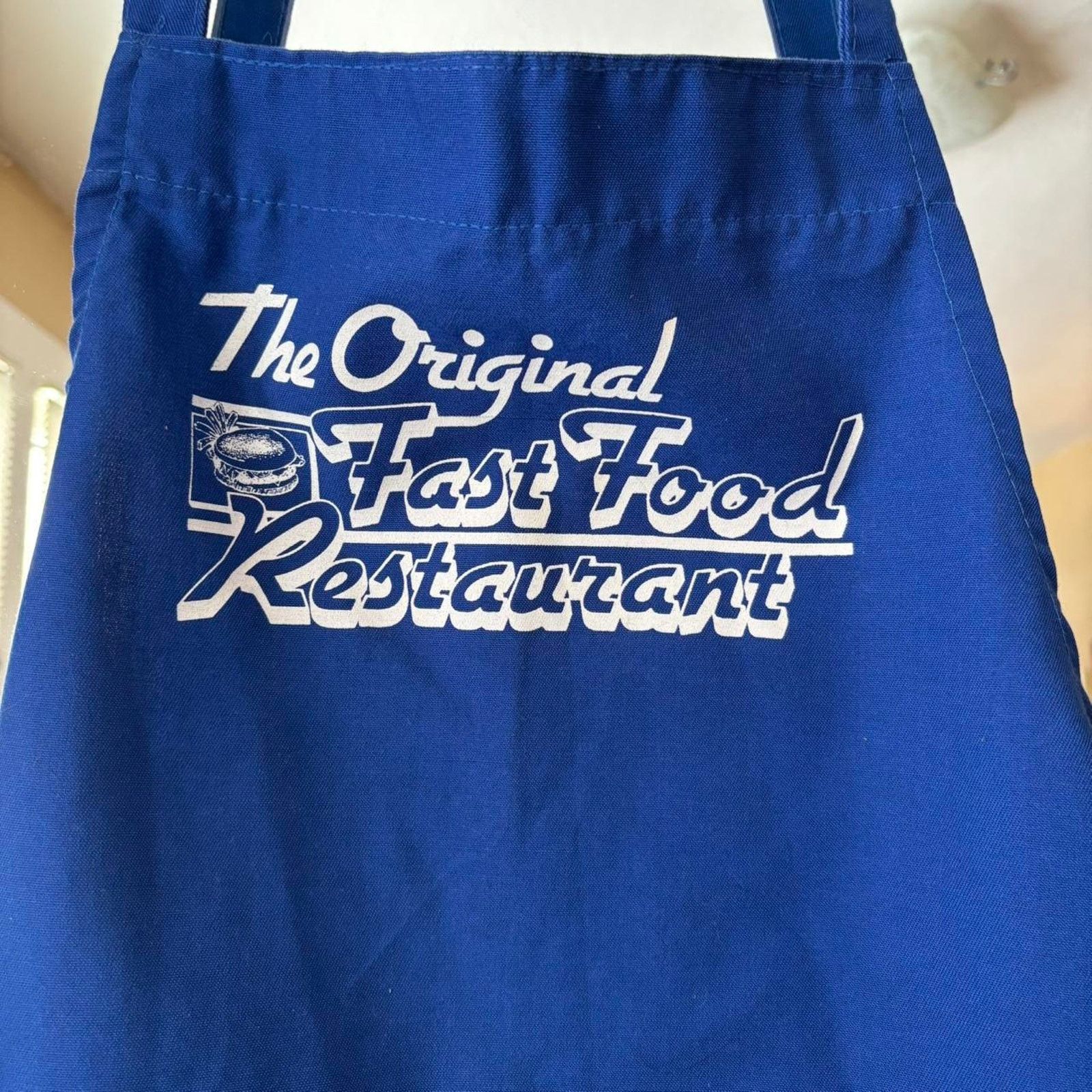Other Vintage Royal Blue Apron Original Fast Food Restaurant Size US L / EU 52-54 / 3 - 3 Thumbnail