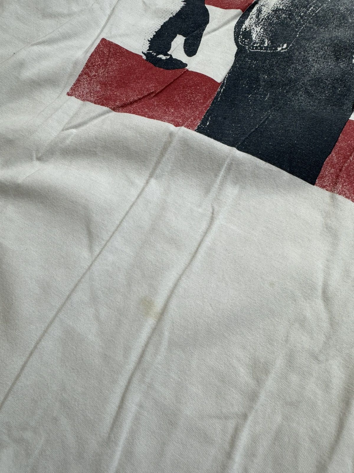 Band Tees × Vintage Vintage Bruce Springsteen Born In The USA Distressed Tee 90s Size US XL / EU 56 / 4 - 5 Thumbnail