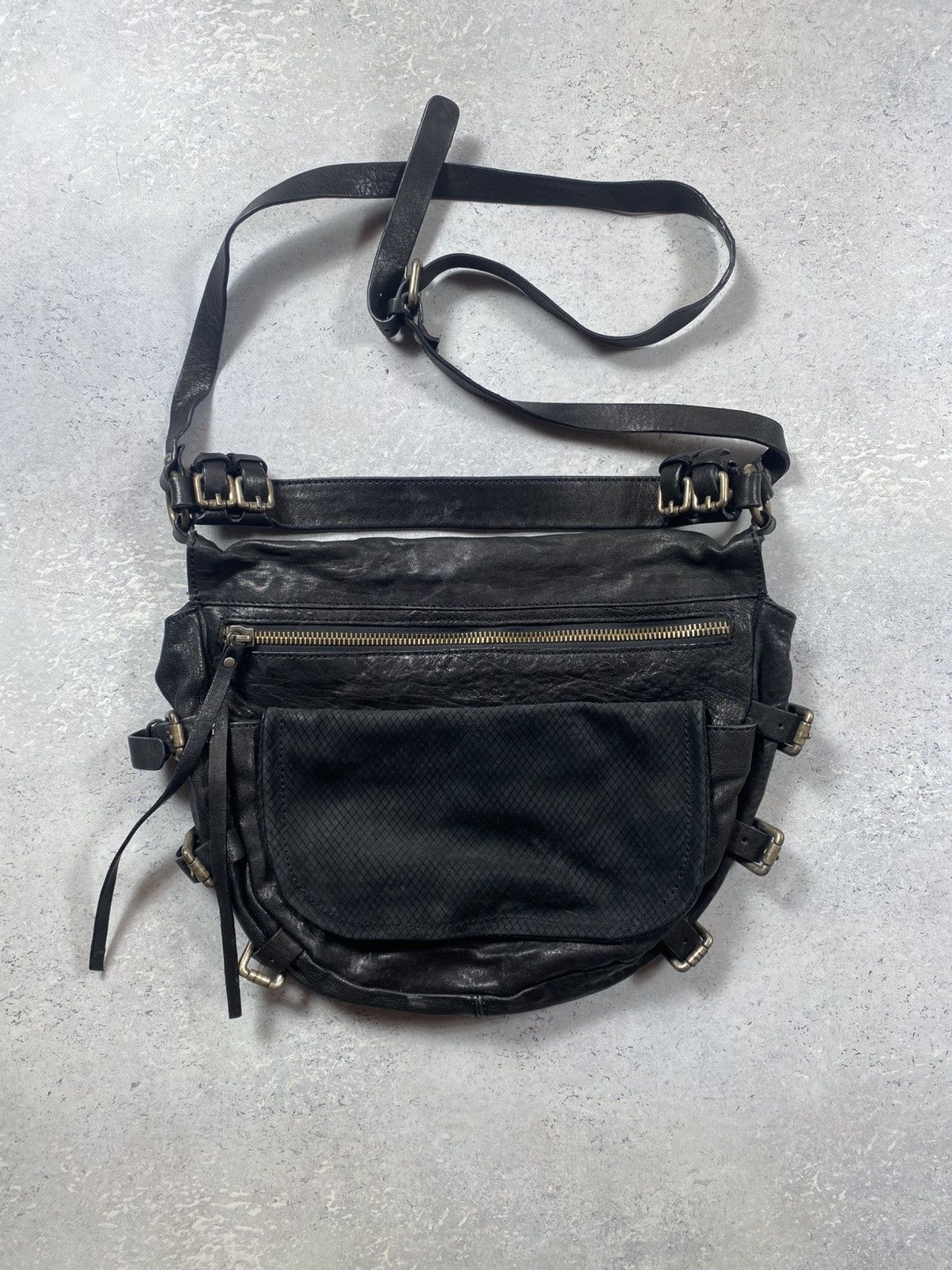 MAX&Co. Max&Co Black Leather Hand Bag Size ONE SIZE - 1 Thumbnail