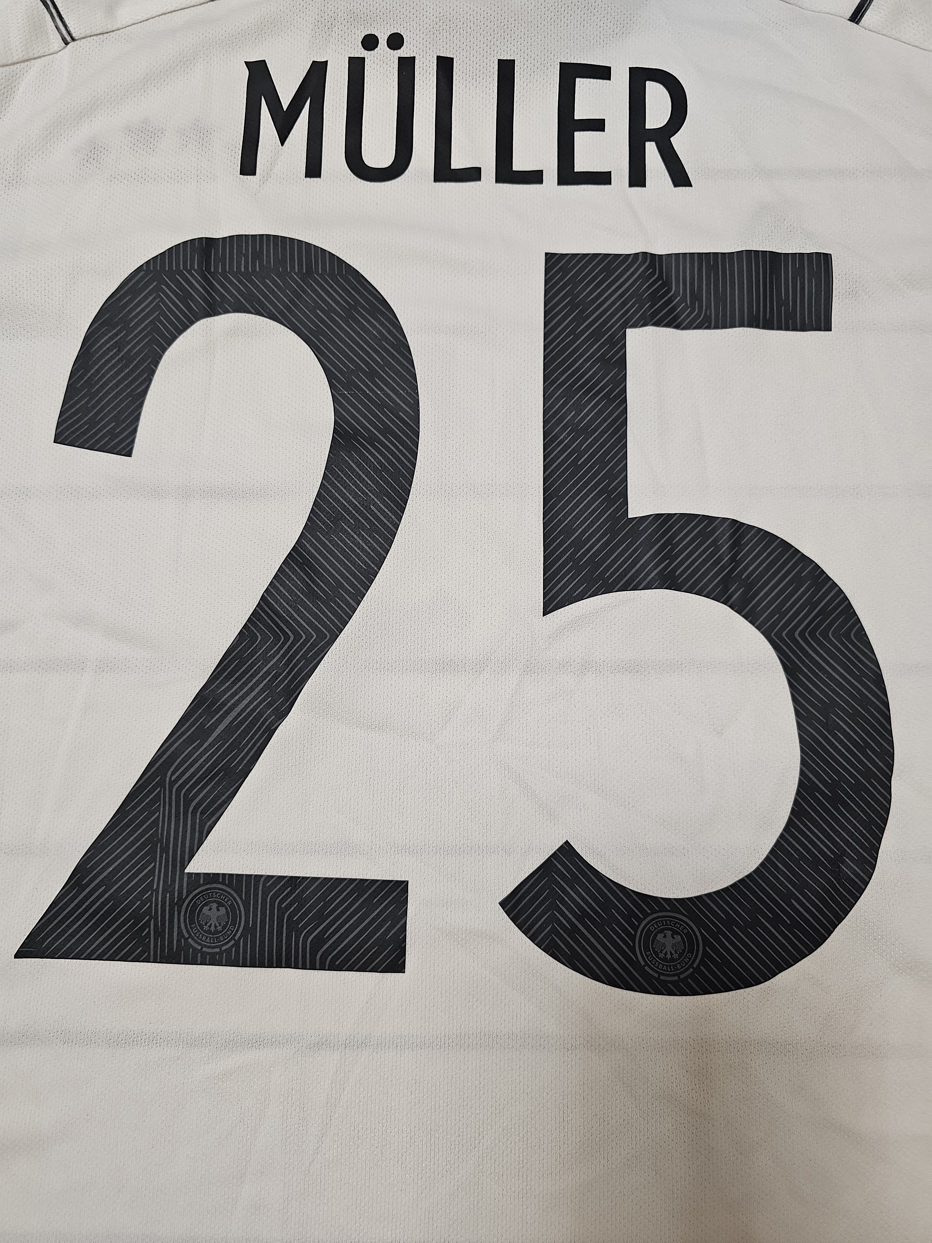 Adidas × All Sport GERMANY 2019 2021 HOME MULLER FOOTBALL SHIRT SOCCER JERSEY Size US XL / EU 56 / 4 - 6 Thumbnail