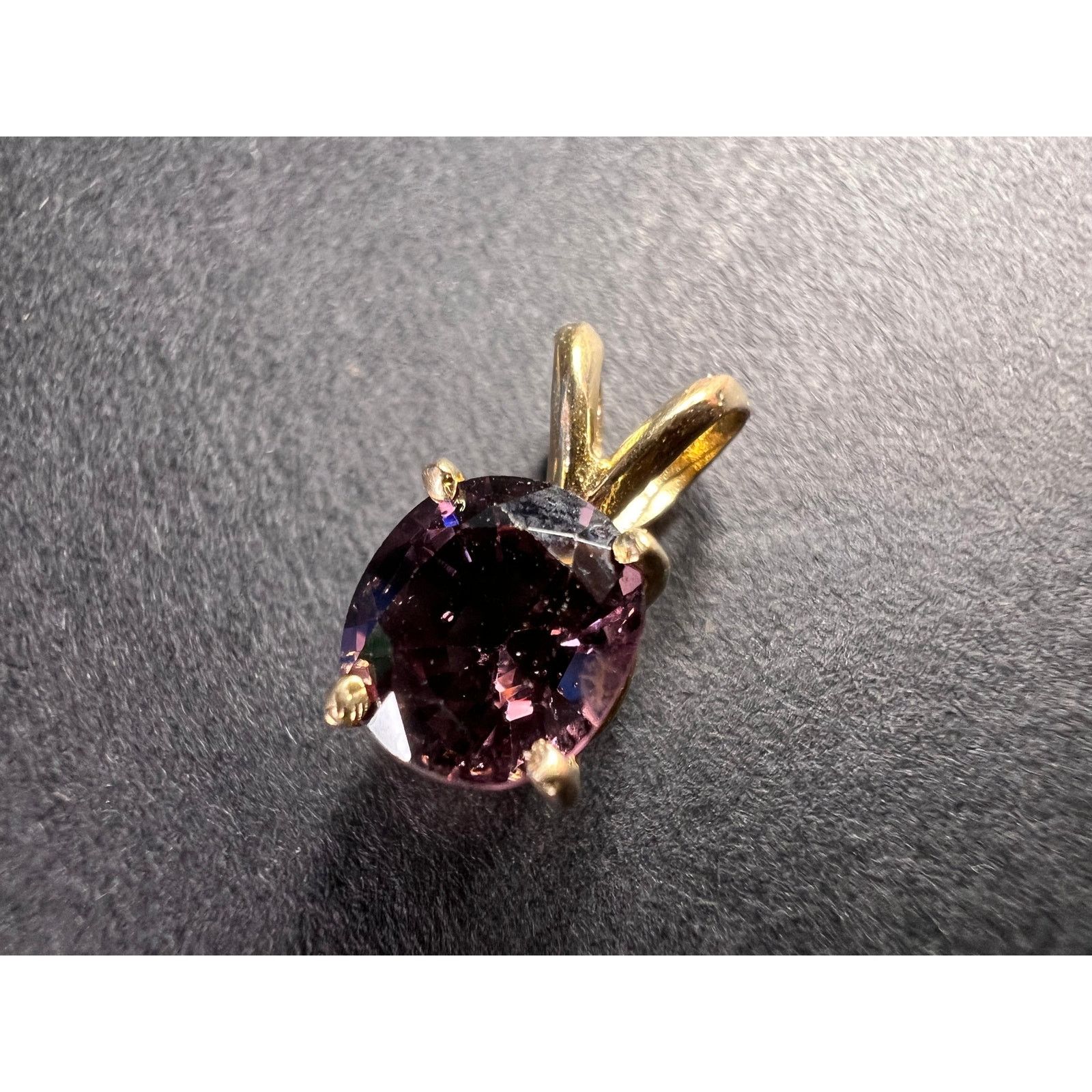 Other 14k gold Violet purple spinel pendant Size ONE SIZE - 12 Thumbnail