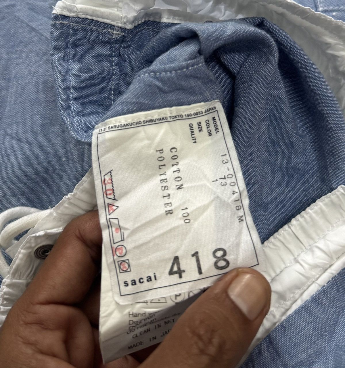 Sacai Rare SACAI Made in Japan Rare Design Shirt Size US M / EU 48-50 / 2 - 8 Thumbnail