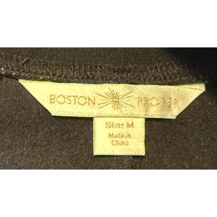 Boston Proper Boston Proper Pants Women Medium Black Palazzo Wide Leg Size 32" / US 10 / IT 46 - 6 Thumbnail