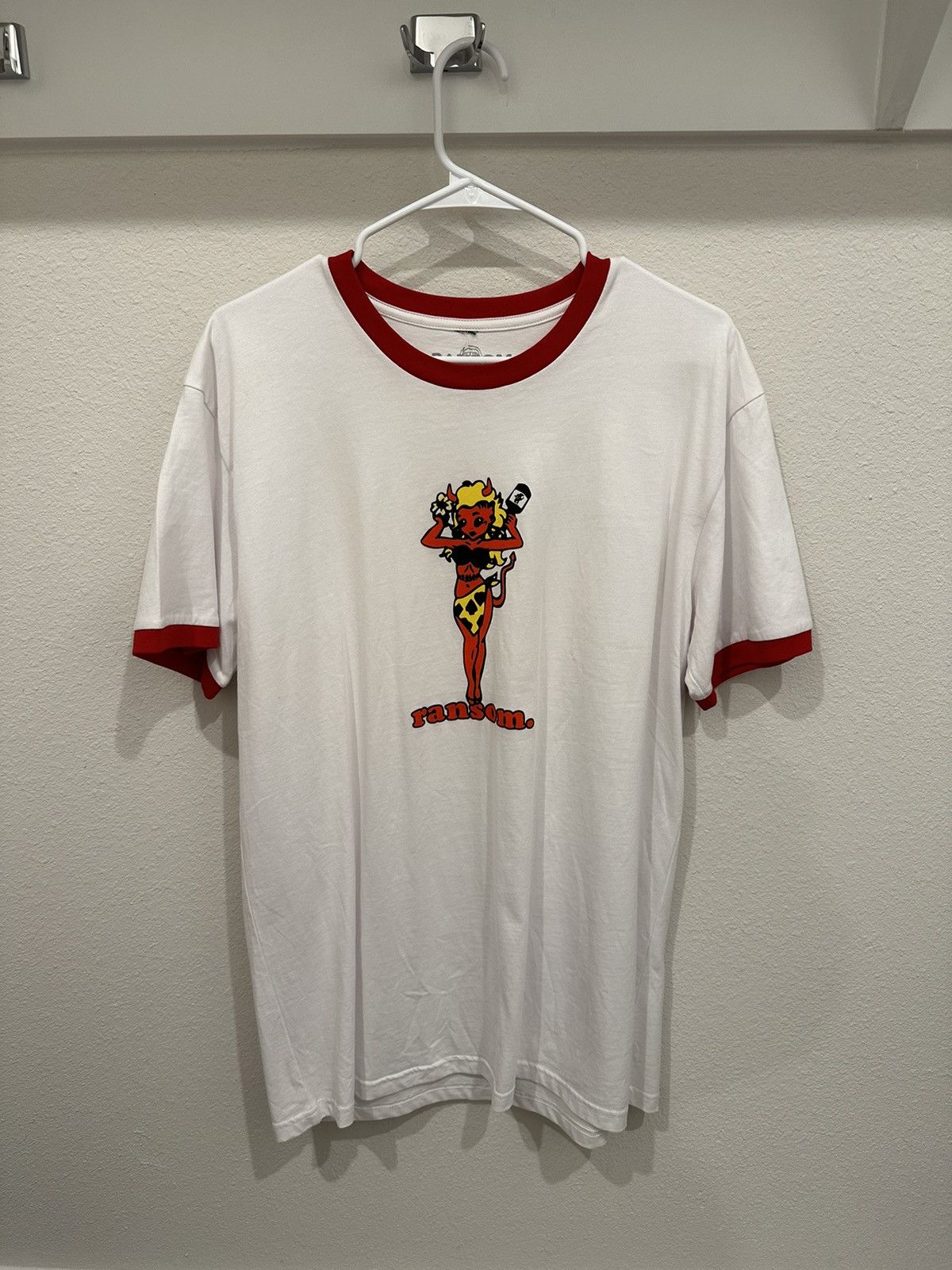 Ransom Clothing Ransom Devil Girl Ringer Tee (2019) Size US L / EU 52-54 / 3 - 1 Thumbnail