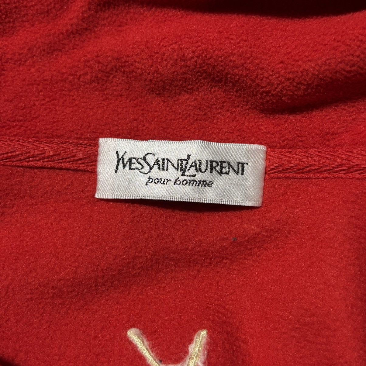 Yves Saint Laurent Vintage Yves Saint Laurent Halfzip Sweaters Embroidery Size US L / EU 52-54 / 3 - 6 Thumbnail