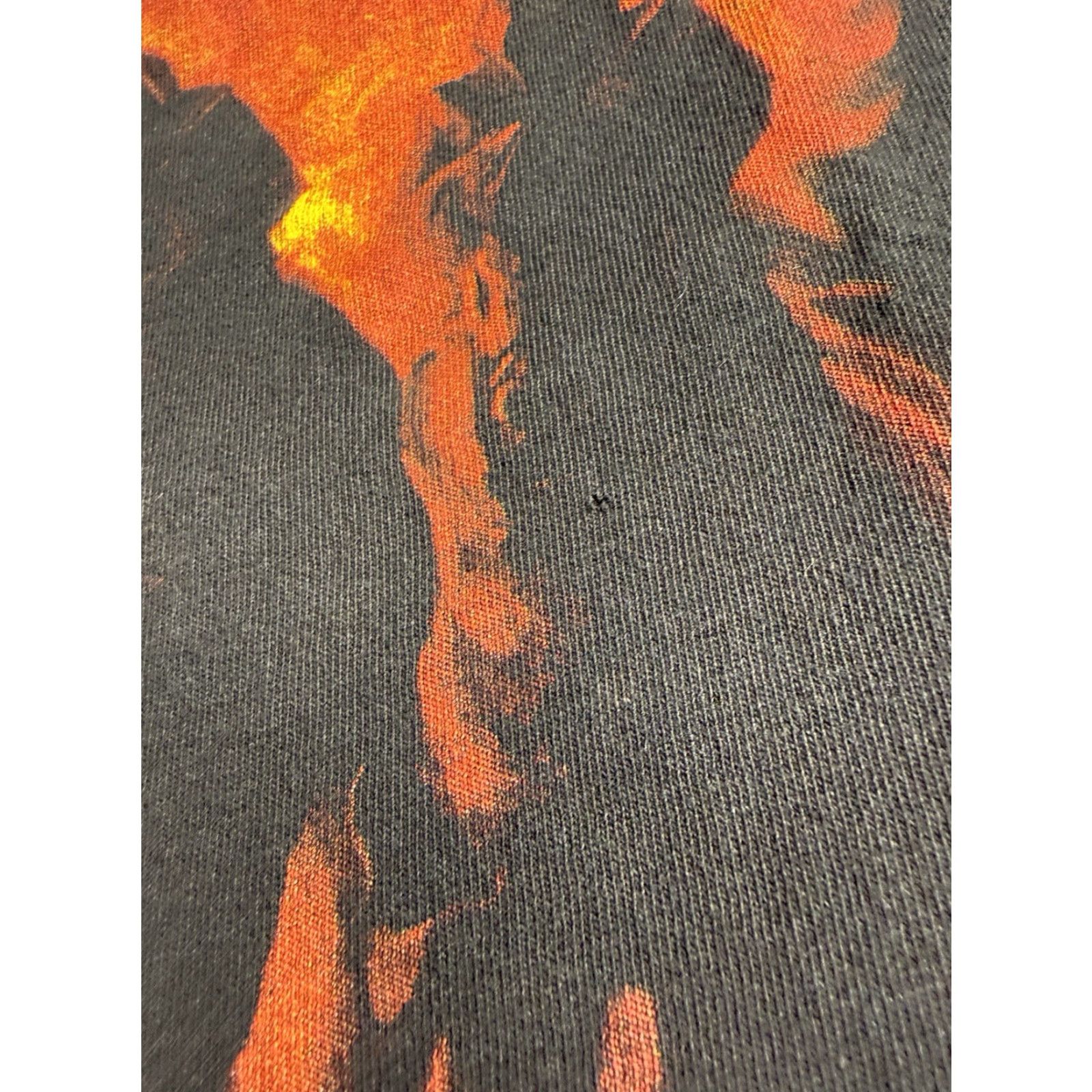 Delta VINTAGE Krisium Conquerors of Armageddon T-Shirt XL Black Death Metal Band Graphic Tee Mens Size US XL / EU 56 / 4 - 6 Thumbnail