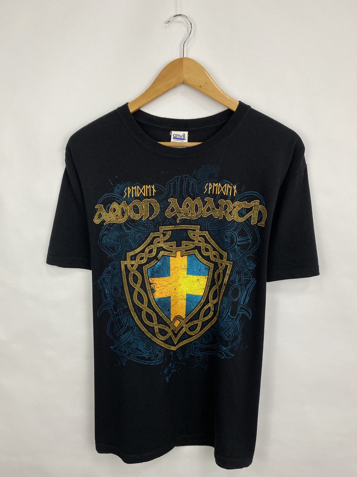 Anvil Vintage Amon Amarth Sweden Black Metal T-Shirt Rare Retro Size US M / EU 48-50 / 2 - 3 Thumbnail