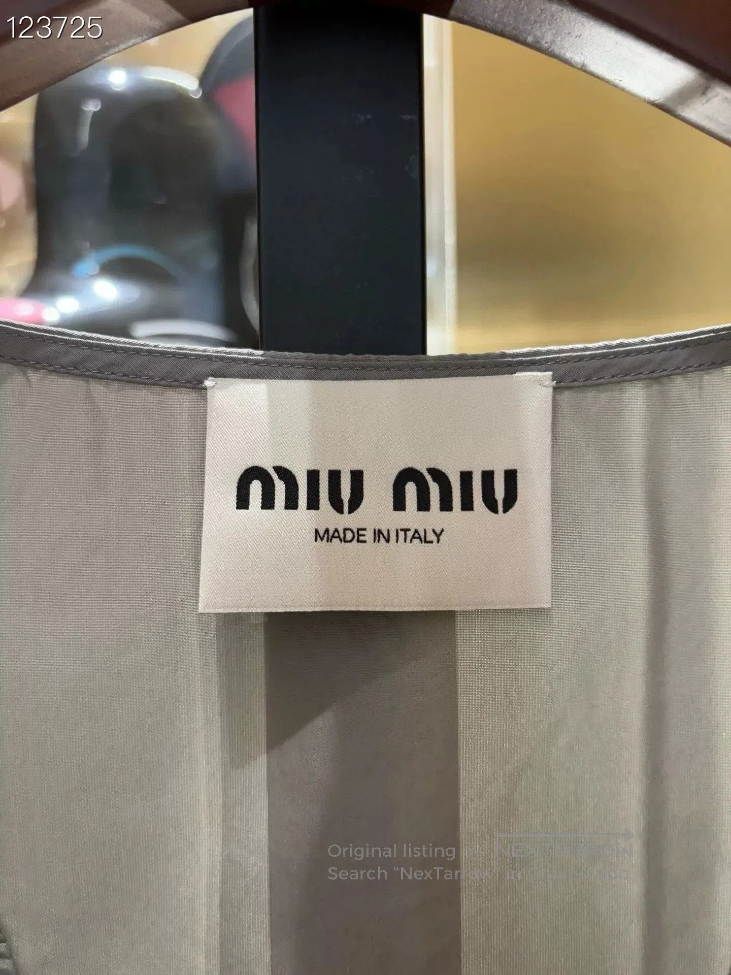 Miu Miu MiuMiu Gray Utility Vest Dress. Size S / US 4 / IT 40 - 3 Thumbnail