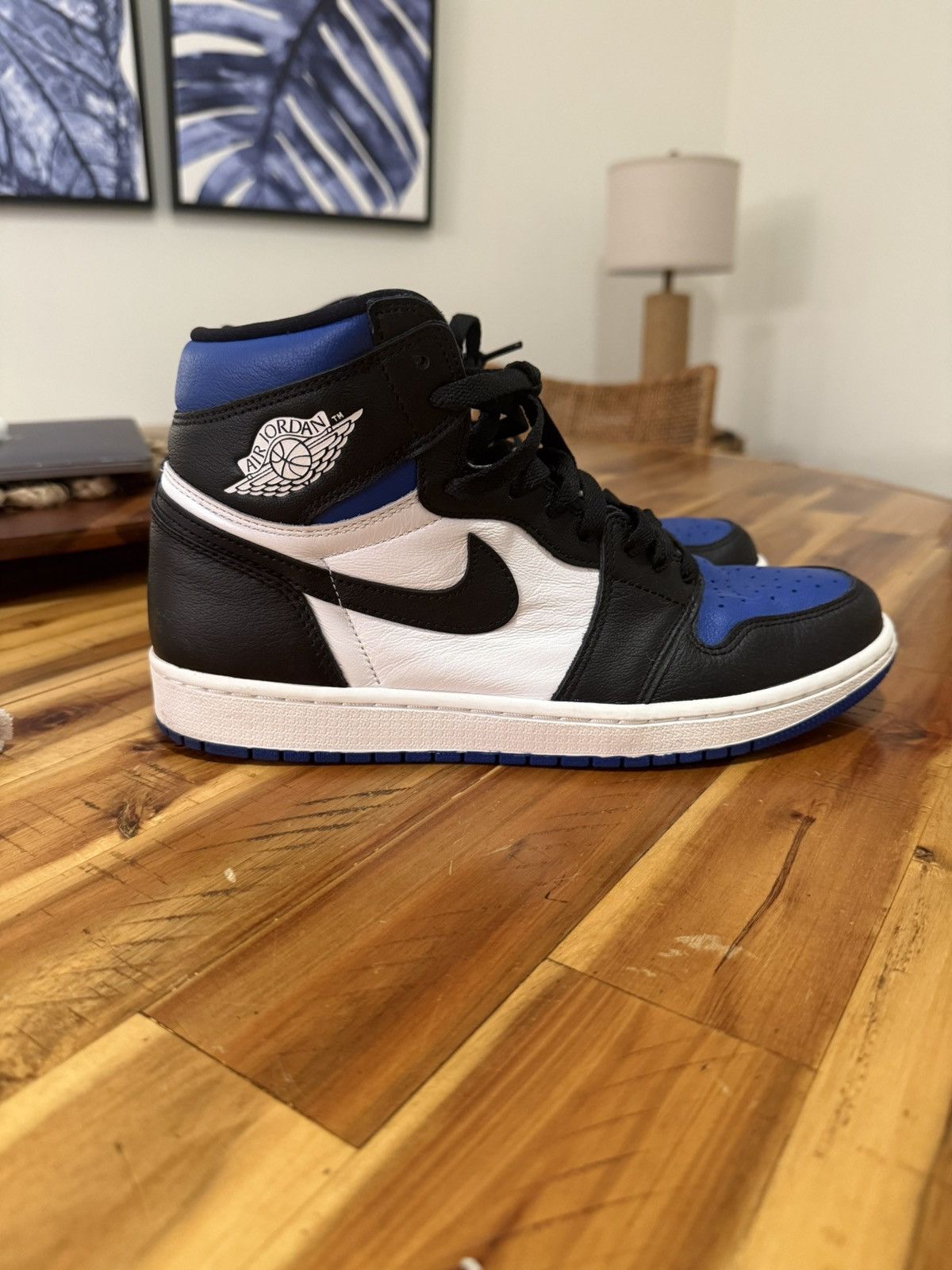 Jordan Brand Air Jordan 1 Royal Toe Size US 10 / EU 43 - 1 Thumbnail