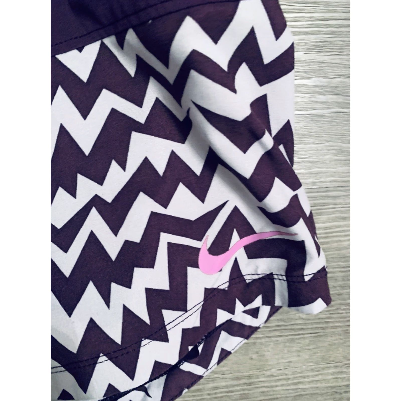 Nike Nike Dri-Fit Zig Zag 2-in-1 Compression Running Shorts Women’s S Purple 4” Size 28" / US 6 / IT 42 - 2 Thumbnail