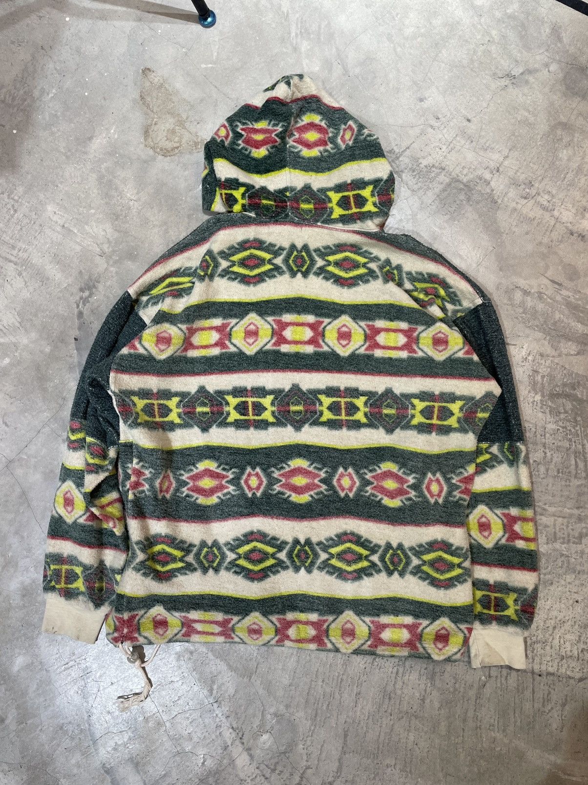 O'Neill Vintage 90s O’Neill Aztec Tribal Fleece Hoodie - XL (P27) Size US L / EU 52-54 / 3 - 2 Thumbnail