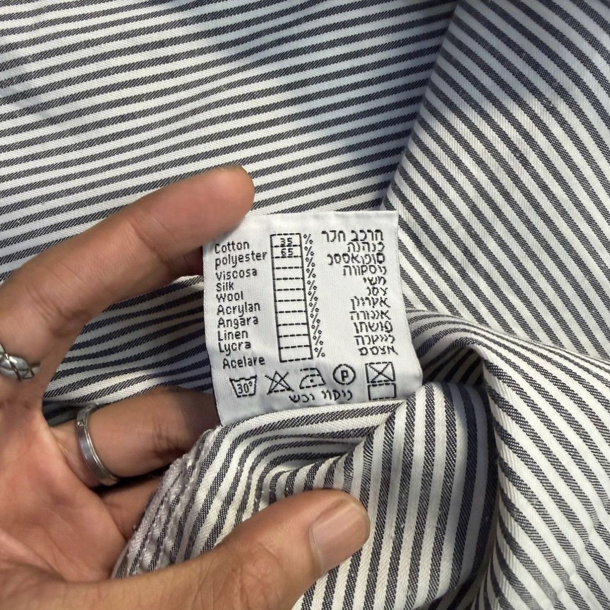 Gucci Vintage Gemma Gucci Striped Button Up Shirt Size US L / EU 52-54 / 3 - 8 Thumbnail