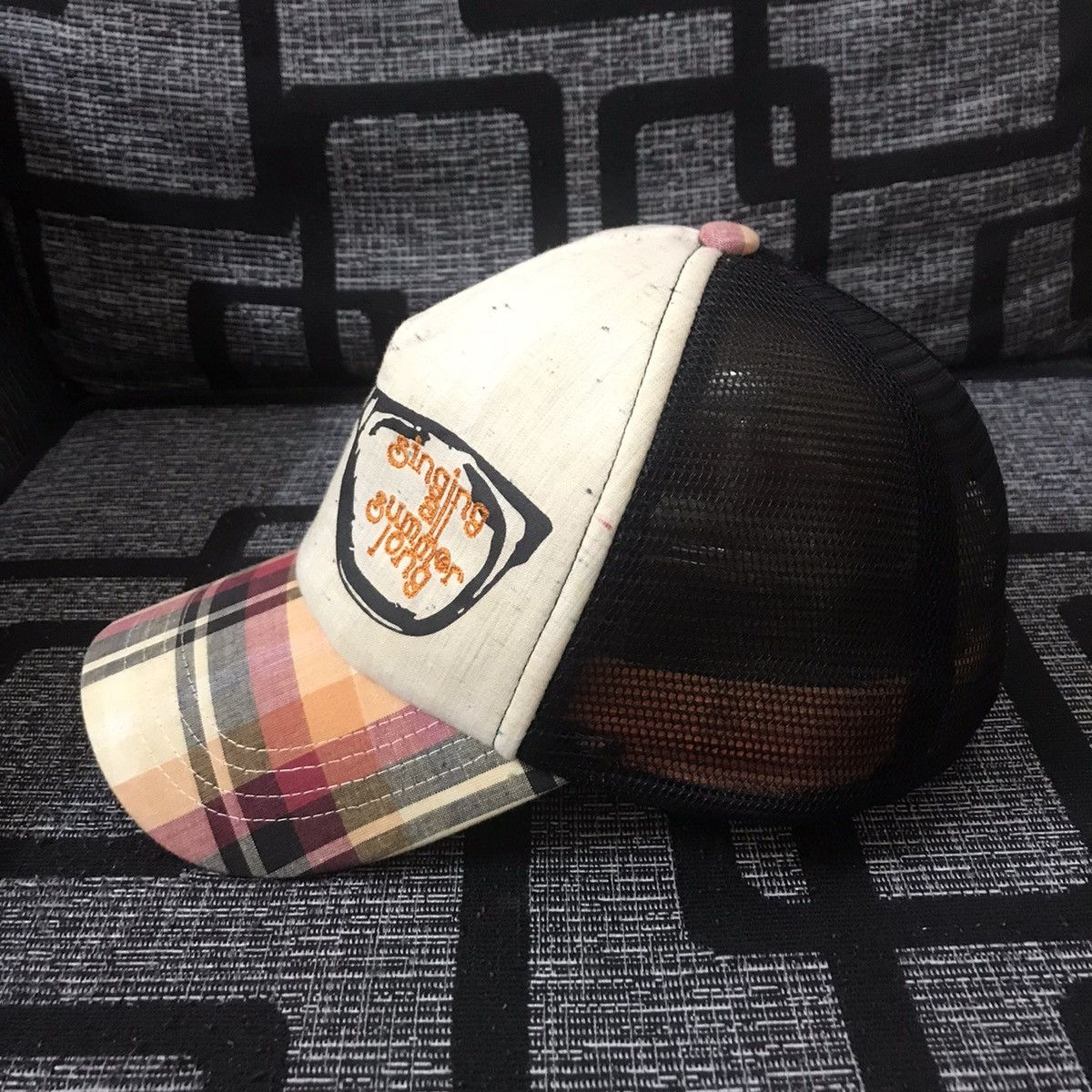 Jean-Michel Basquiat × Vintage VINTAGE BASQUENTI TRUCKER HAT Size ONE SIZE - 3 Thumbnail